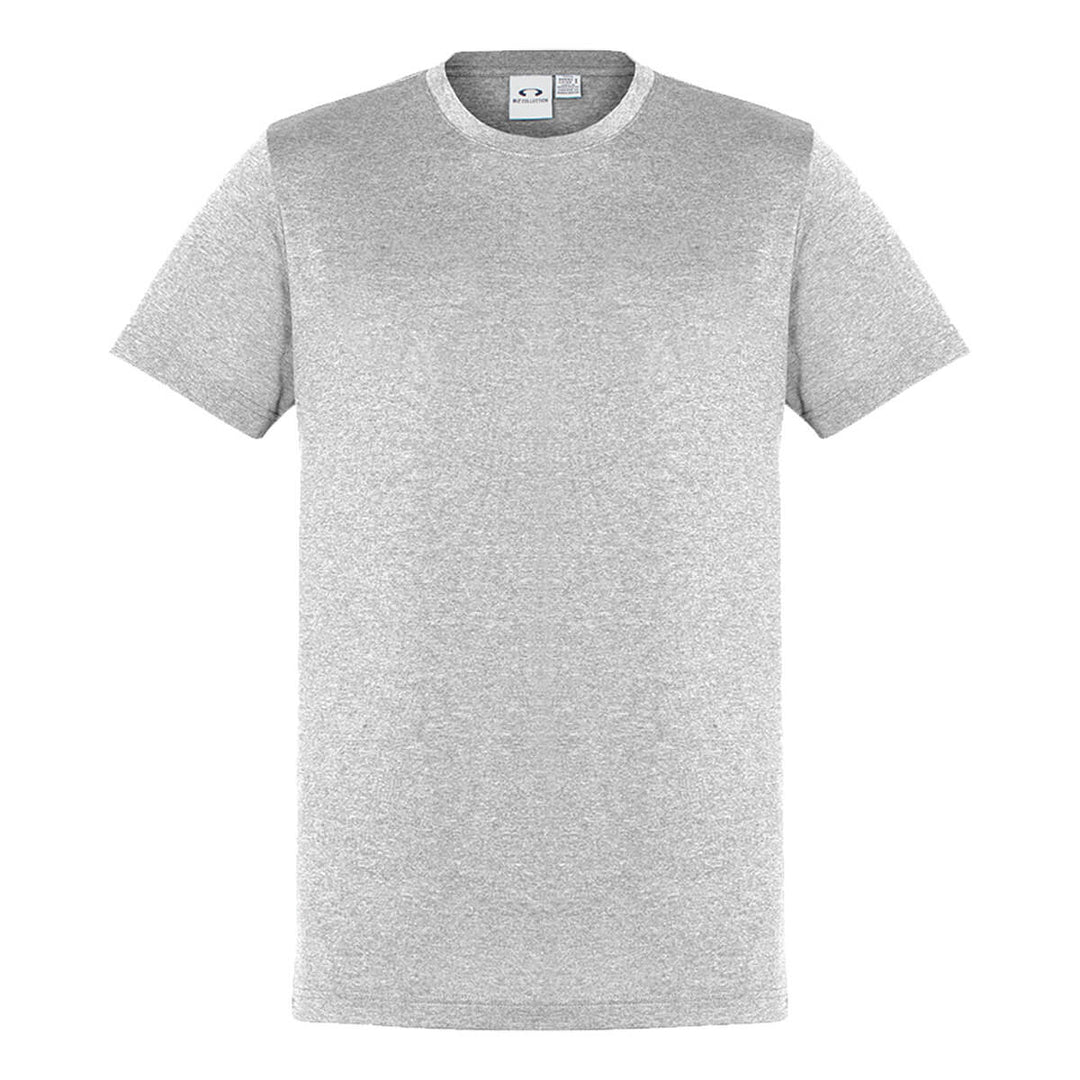 Biz Collection T800MS Mens Aero Tee Silver