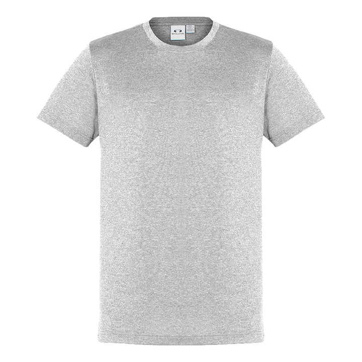 Biz Collection T800MS Mens Aero Tee Silver