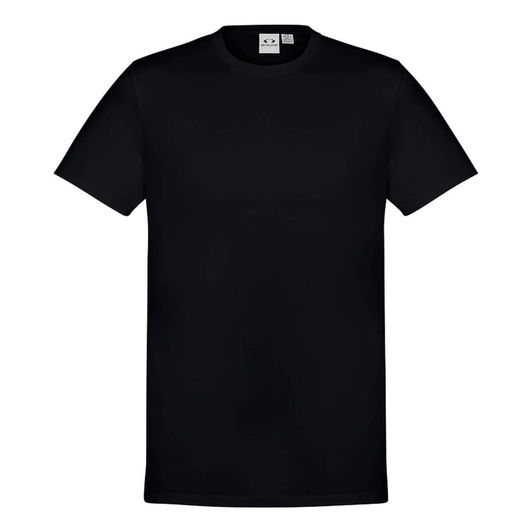 Biz Collection T800MS Mens Aero Tee Solid Black