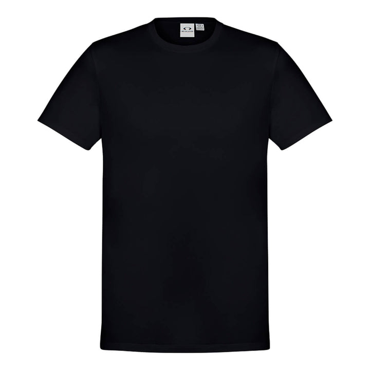 Biz Collection T800MS Mens Aero Tee Solid Black