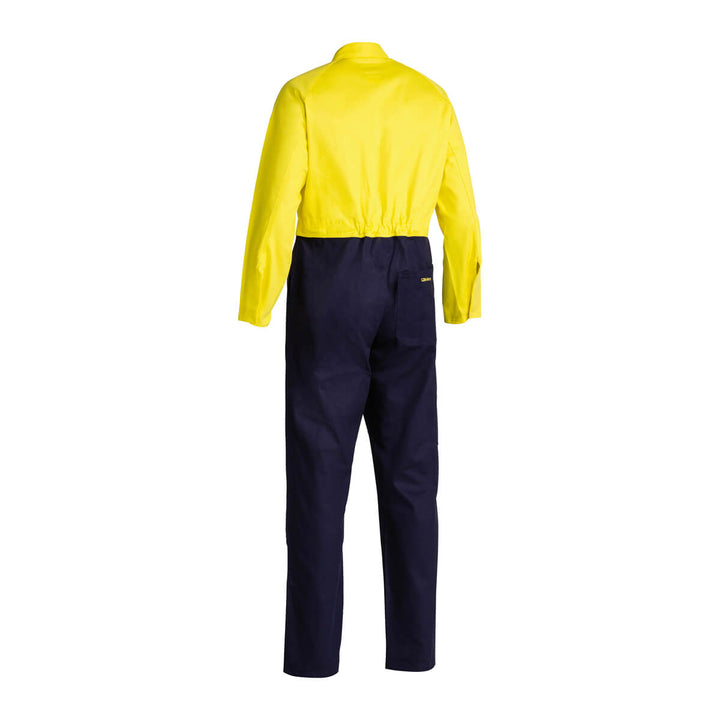 Bisley BC6357 Yellow Navy – Back View