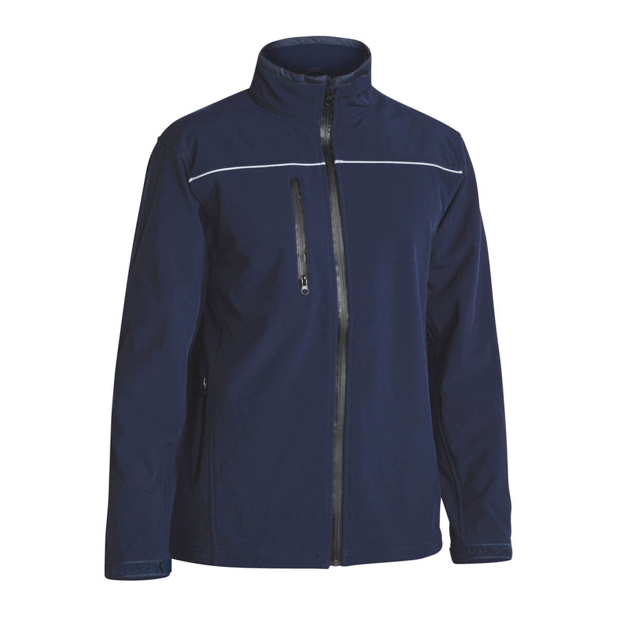 Bisley BJ6060 Soft Shell Jacket Navy View 01