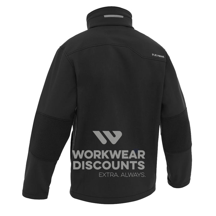 Bisley BJ6570 Hooded Soft Shell Jacket Black Back