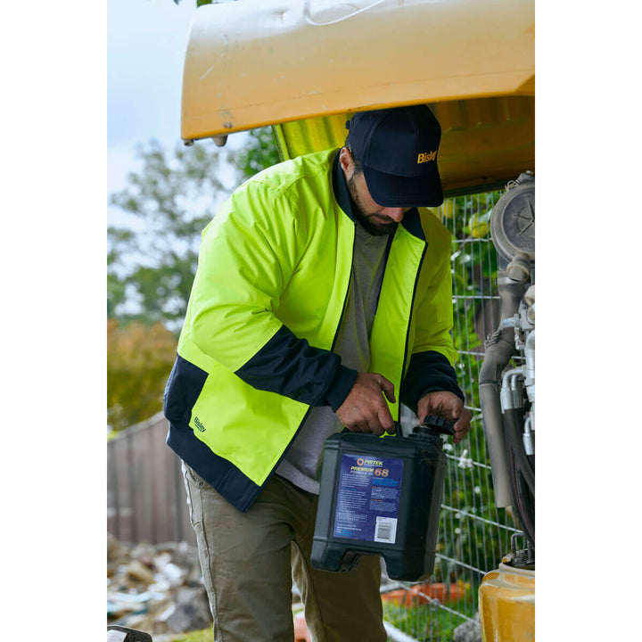 Bisley BJ6730 Yellow Navy Back