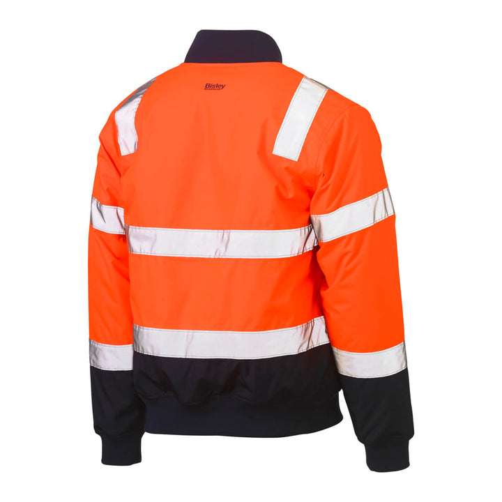 Bisley BJ6730T Orange Navy – Back View