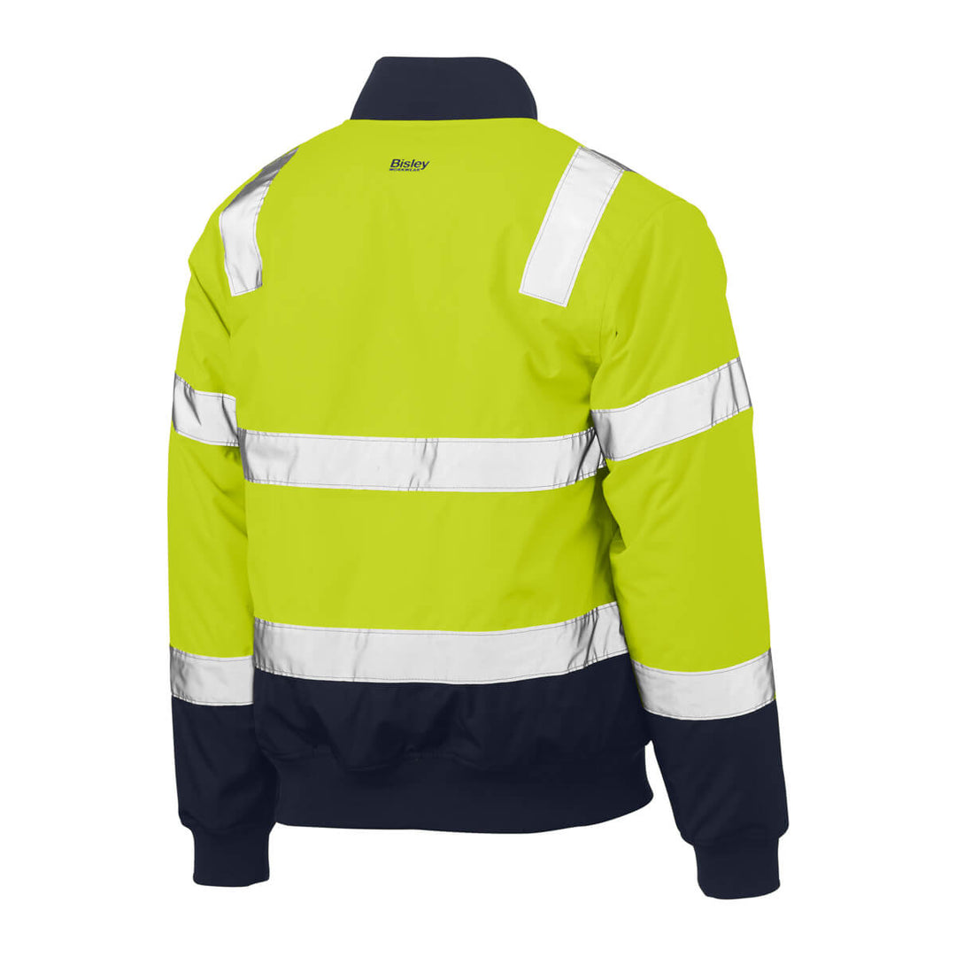 Bisley BJ6730T Yellow Navy – Back View