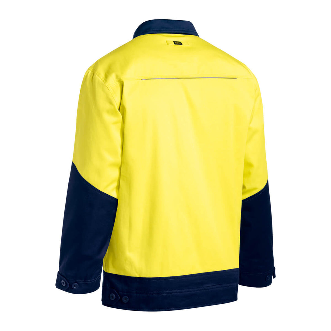 Bisley BJ6917 Yellow Navy – Back View