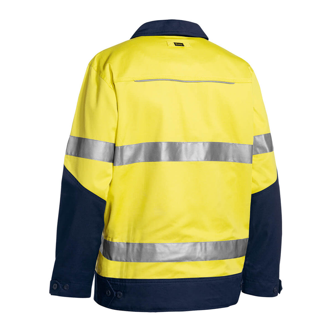 Bisley BJ6917T Yellow Navy – Back View