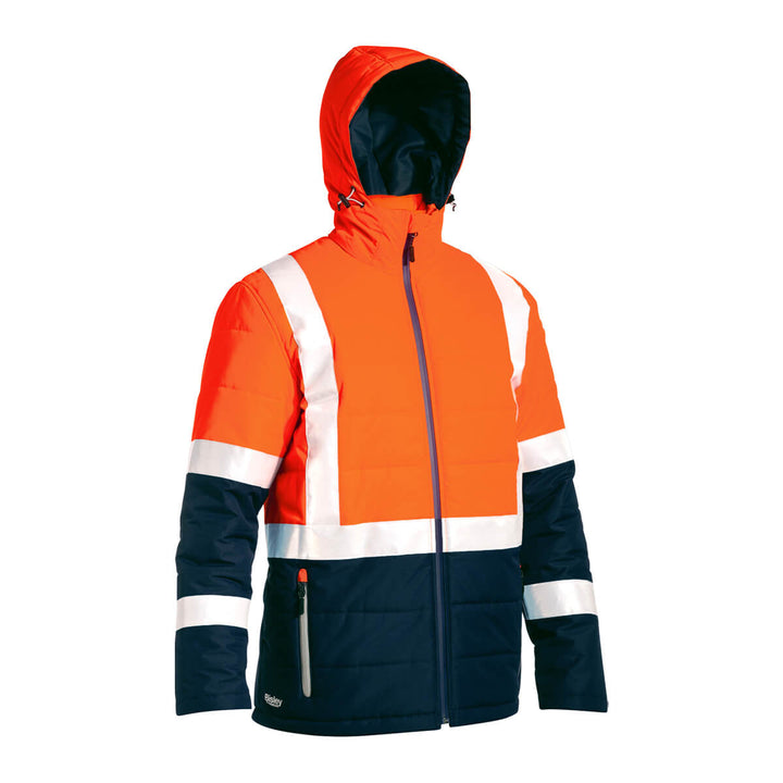 Bisley BJ6929HT Orange Navy – Back View