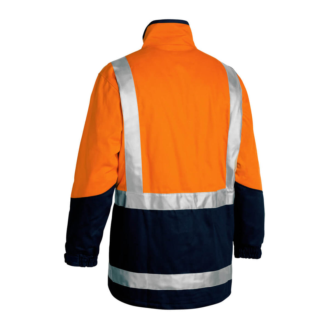Bisley BJ6970T Orange Navy – Back View