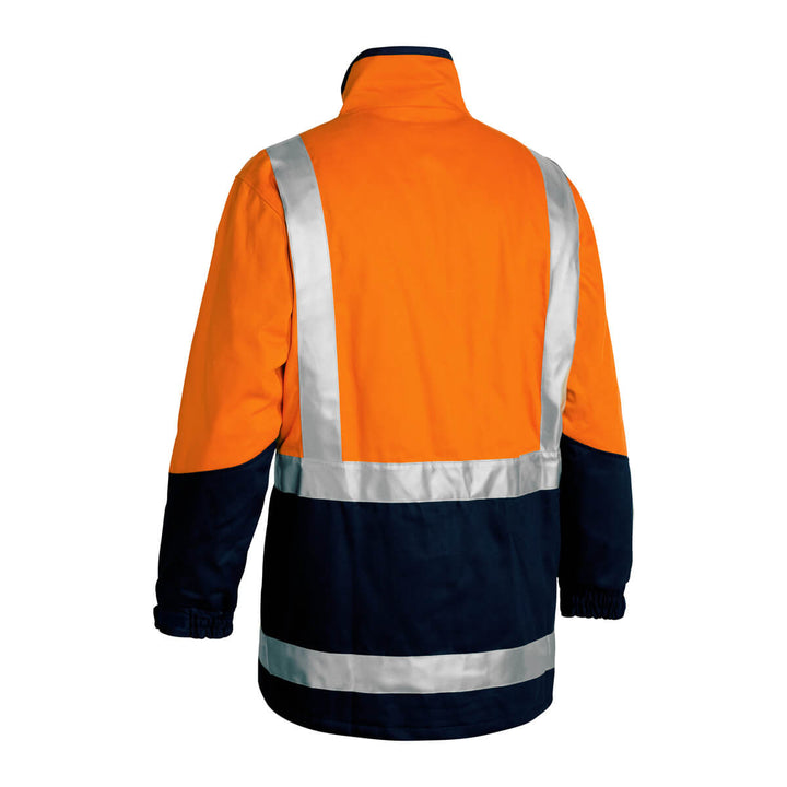 Bisley BJ6970T Orange Navy – Back View
