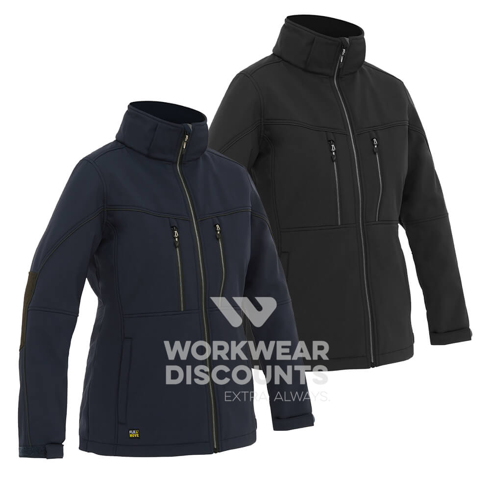 Bisley BJL6570 Womens Hooded Soft Shell Jacket
