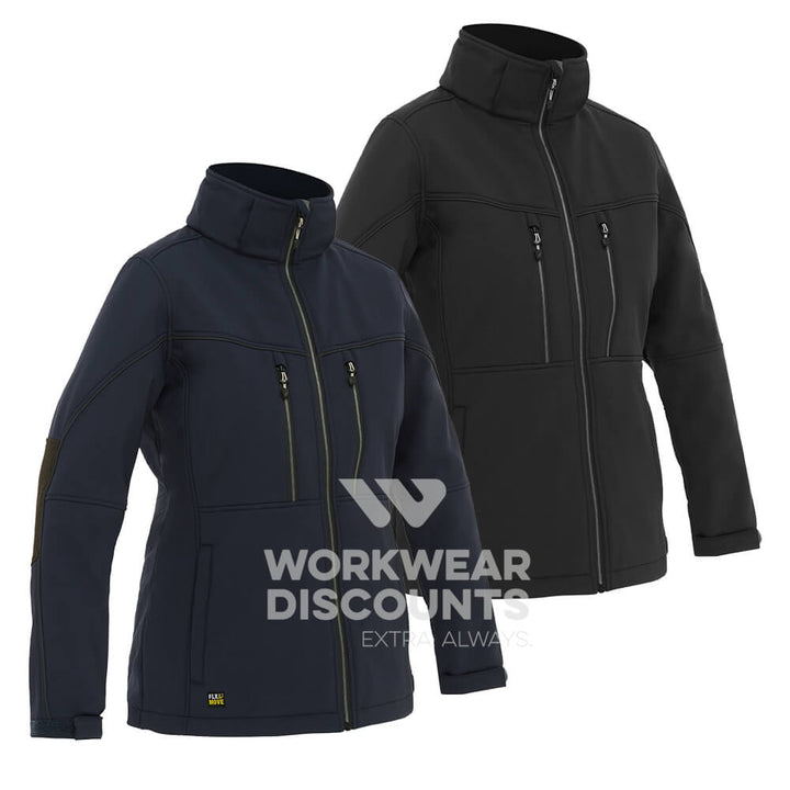 Bisley BJL6570 Womens Hooded Soft Shell Jacket