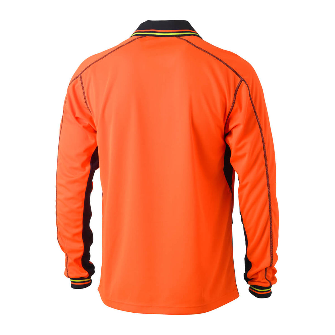 Bisley BK6219 Orange Navy – Back View
