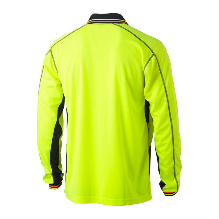 Bisley BK6219 Yellow Navy – Back View