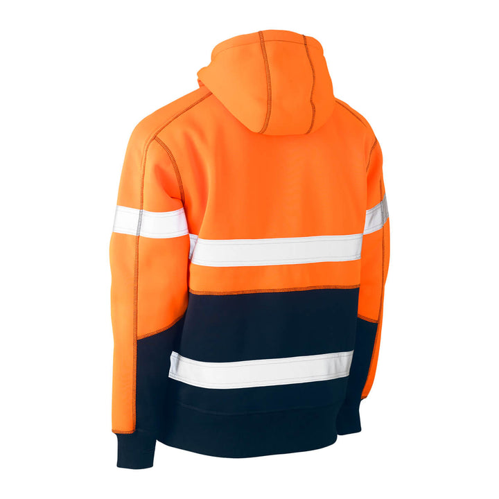 Bisley BK6619T Orange Navy – Back View