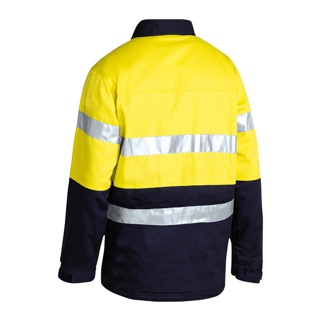 Bisley BK6710T Yellow Navy – Back View