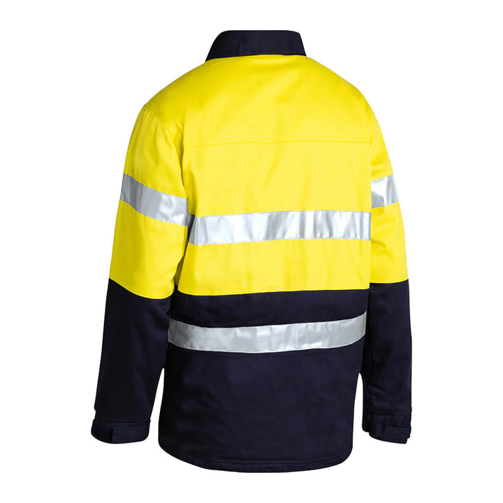 Bisley BK6710T Yellow Navy – Back View