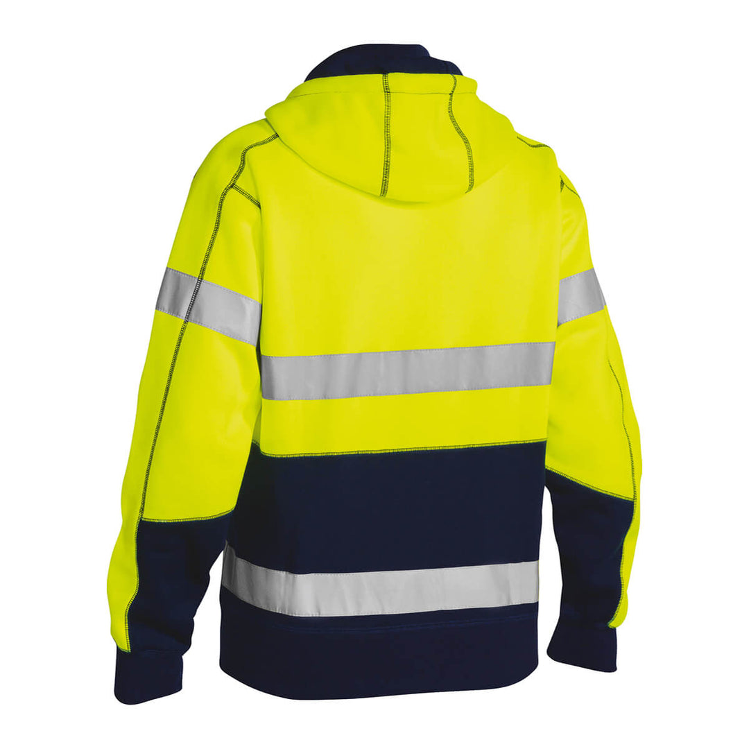 Bisley BK6819T Yellow Navy – Back View