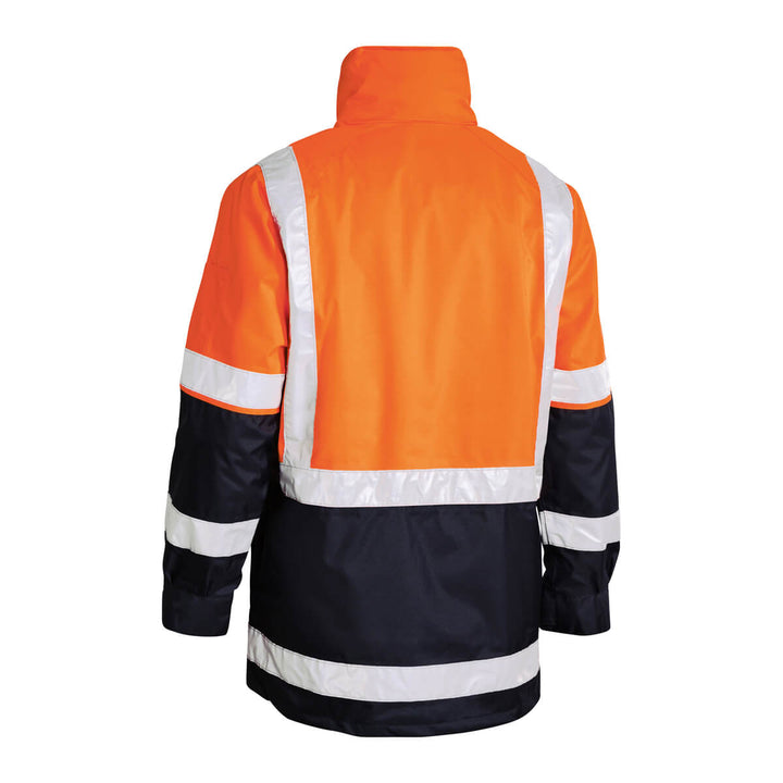 Bisley BK6975 Orange Navy – Back View