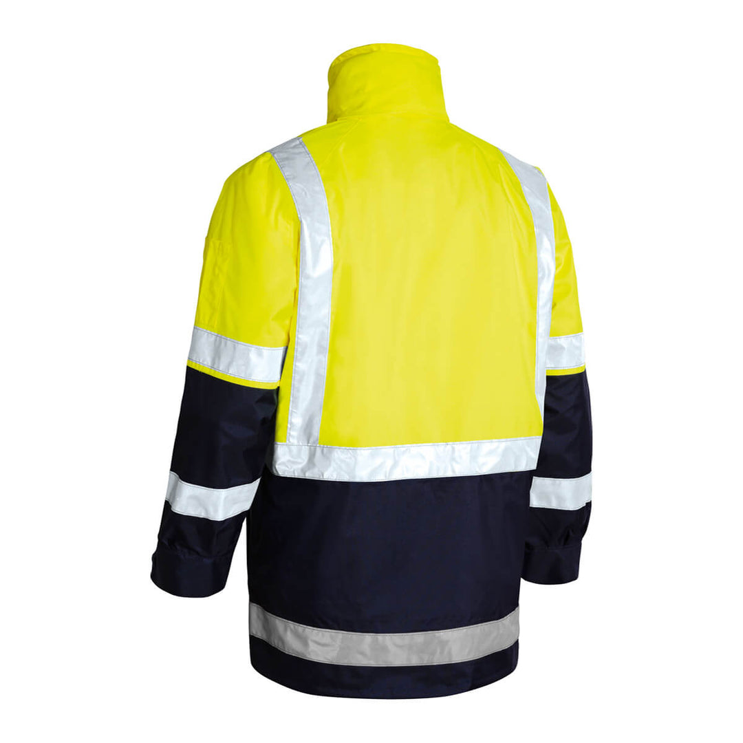 Bisley BK6975 Yellow Navy – Back View
