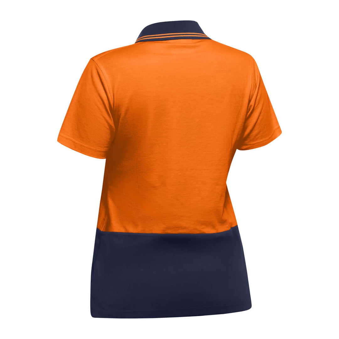 Bisley BKL1234_ORANGE_NAVY 02 – Back View