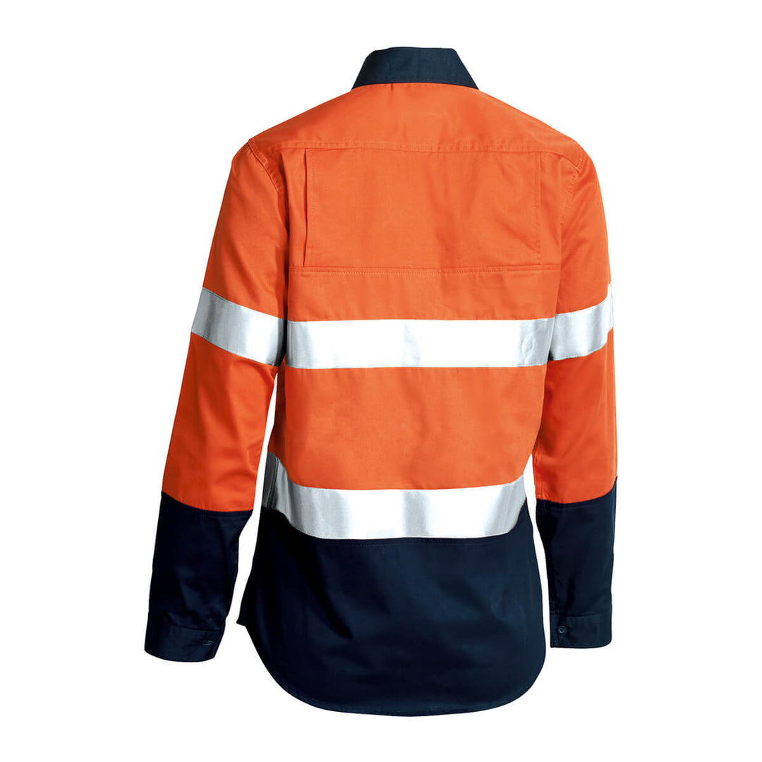 Bisley BL6896 Orange Navy – Back View