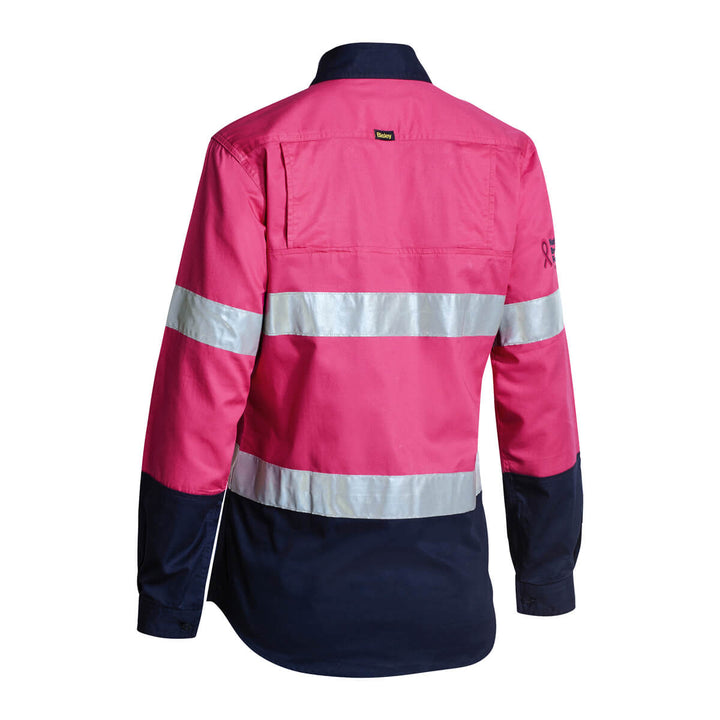 Bisley BL6896 Pink Navy – Back View