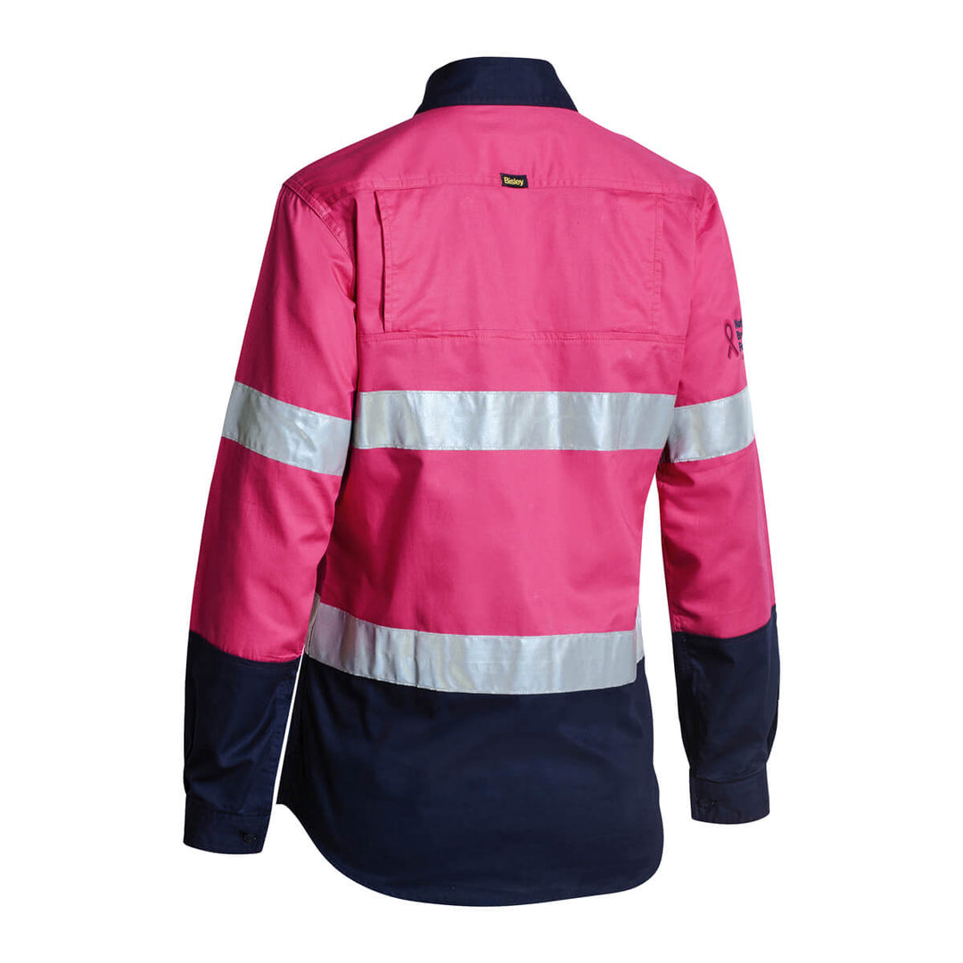 Bisley BL6896 Pink Navy – Back View