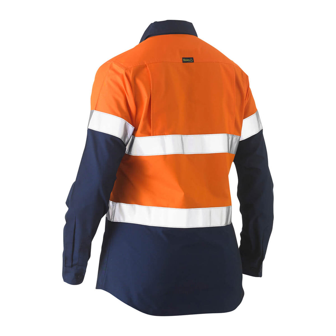 Bisley BL6996T Orange Navy – Back View