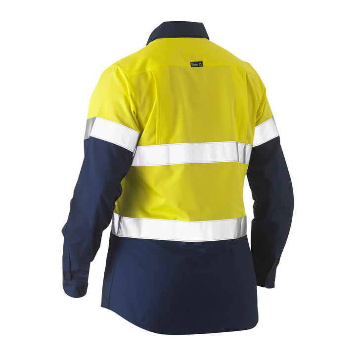 Bisley BL6996T Yellow Navy – Back View