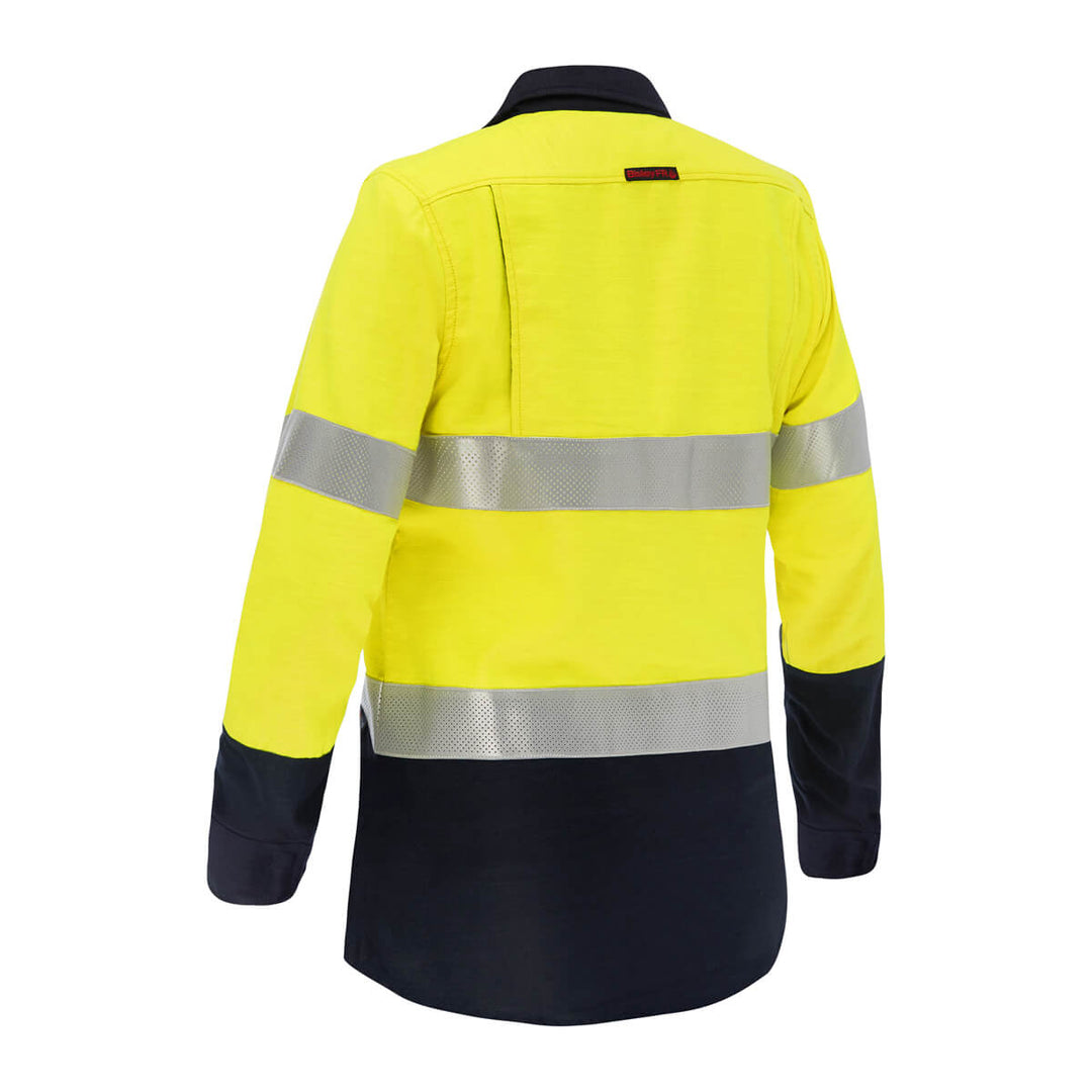 Bisley BL8438T Yellow Navy – Back View