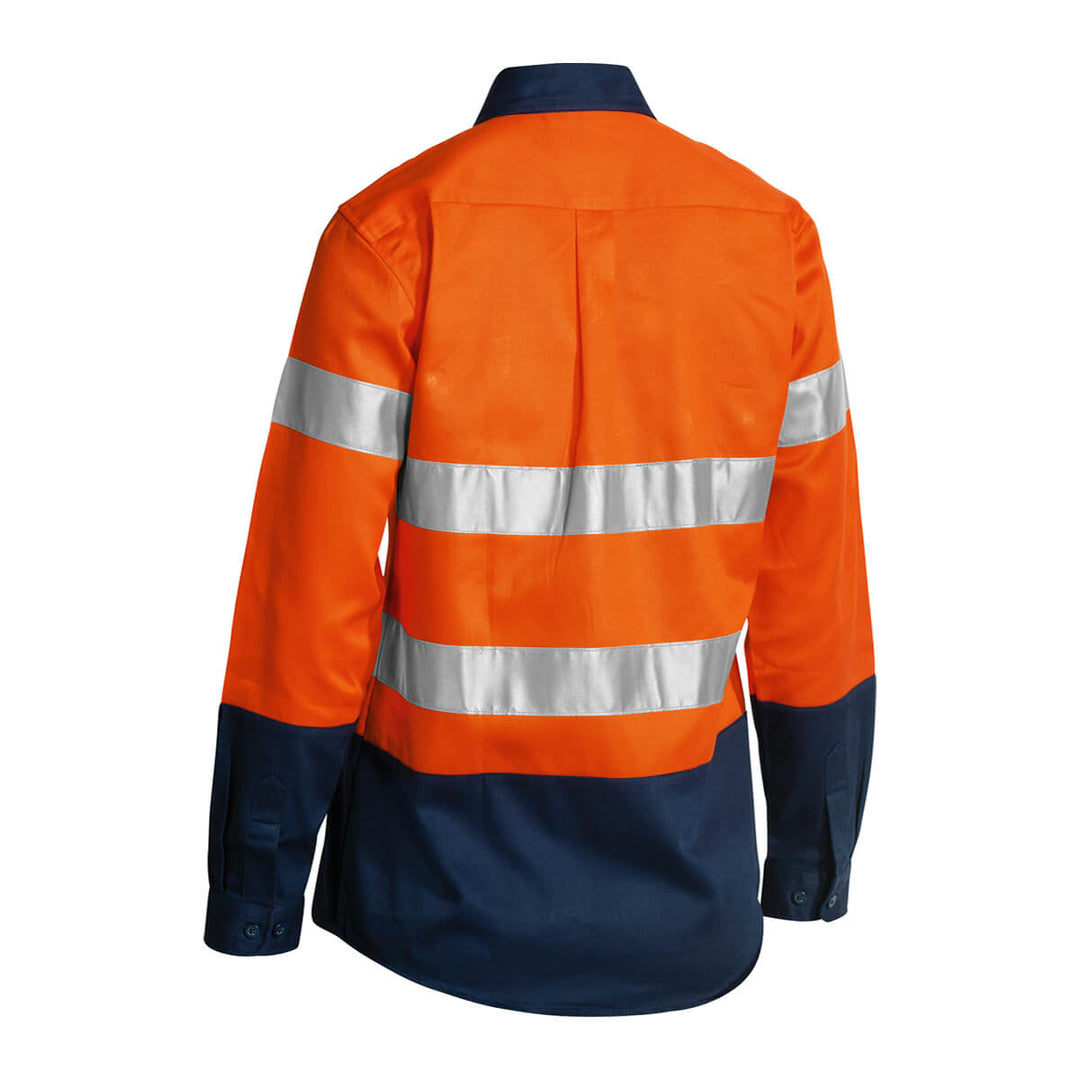 Bisley BLT6456 Orange Navy – Back View