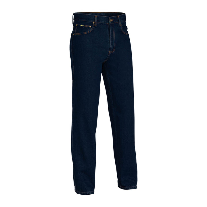 Bisley BP6050 Rough Rider Denim Jeans Blue Front