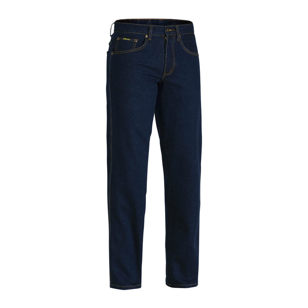 Bisley BP6712 Stretch Denim Jeans Blue Front