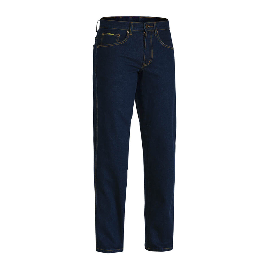 Bisley BP6712 Stretch Denim Jeans Blue Front