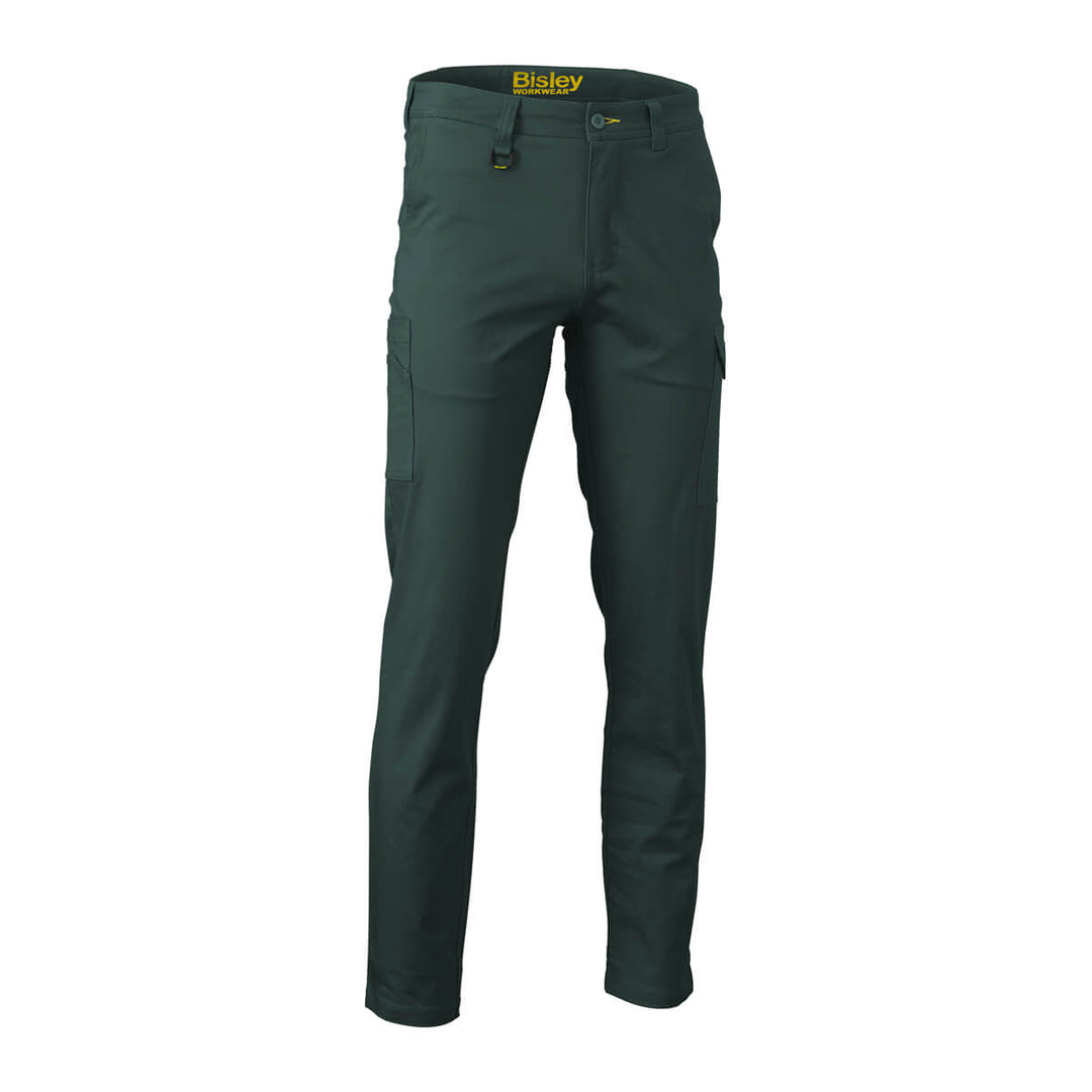 BPC6008 Stretch Cotton Drill Cargo Pants Charcoal Front