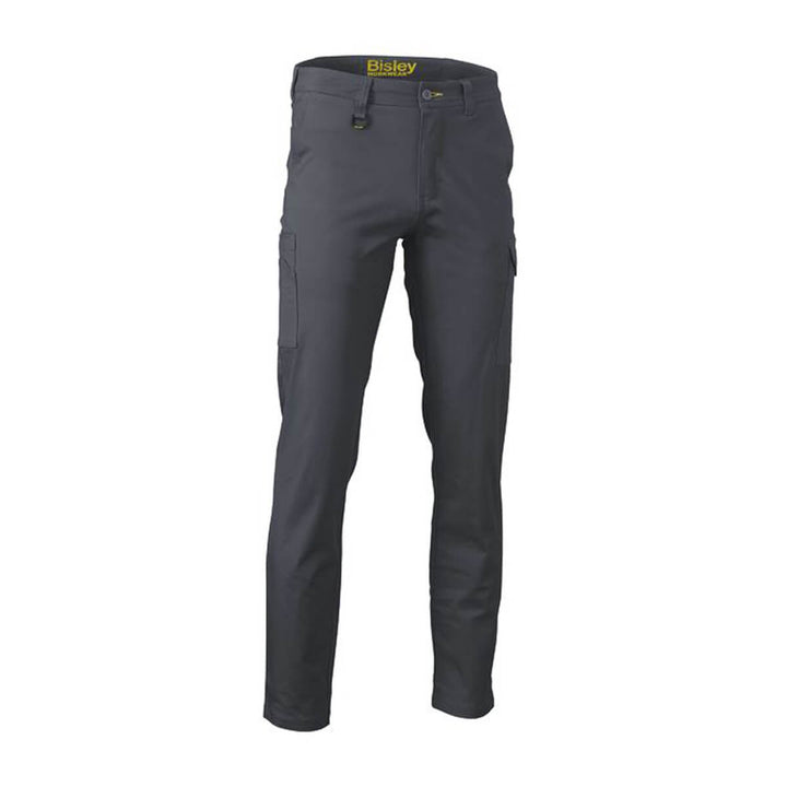 BPC6008 Stretch Cotton Drill Cargo Pants Charcoal Front
