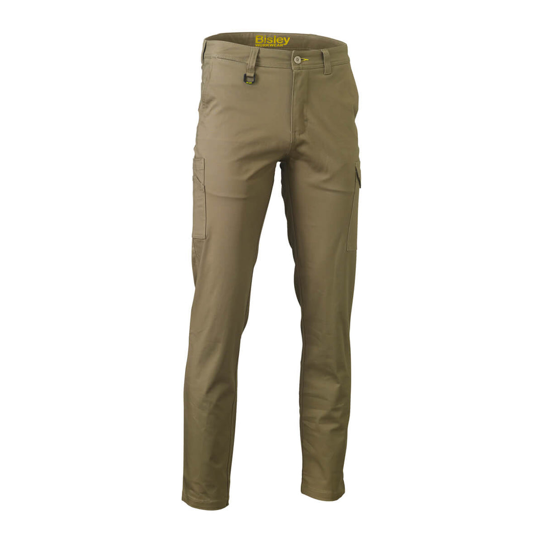 BPC6008 Stretch Cotton Drill Cargo Pants Charcoal Front