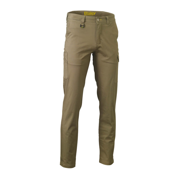 BPC6008 Stretch Cotton Drill Cargo Pants Charcoal Front