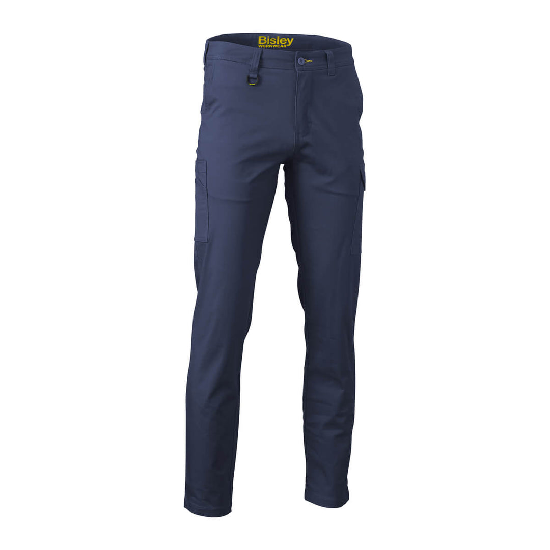 BPC6008 Stretch Cotton Drill Cargo Pants Charcoal Front