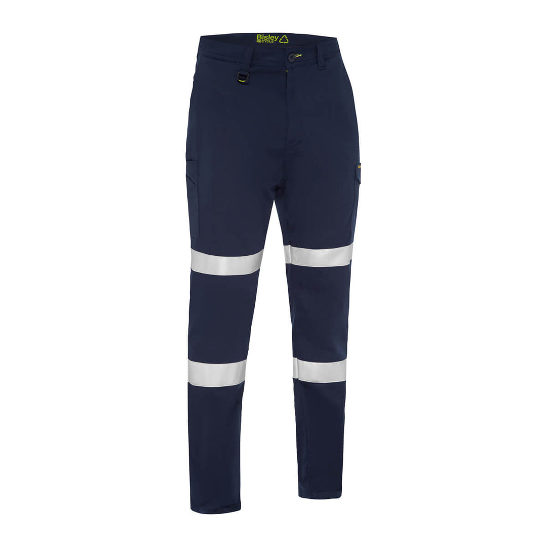 Bisley BPC6088T Taped Biomotion Recycled Cargo Pants Navy Front