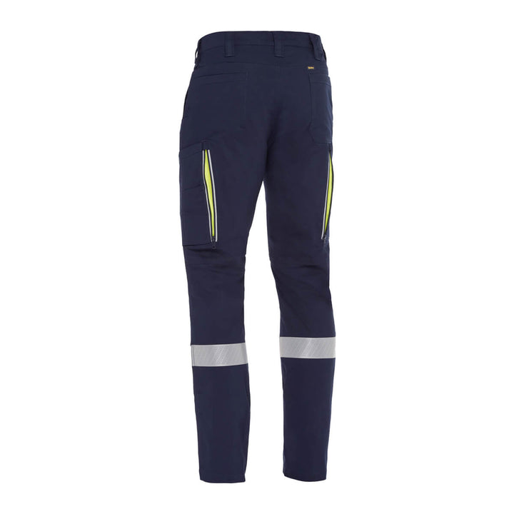 Bisley BPC6150T Navy Yellow – Back View
