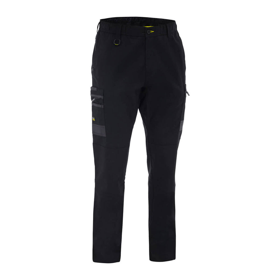 Bisley BPC6338 Flx & Move Stretch Canvas Elastic Waist Cargo Pants Stone