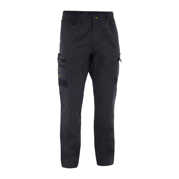 Bisley BPC6338 Flx & Move Stretch Canvas Elastic Waist Cargo Pants Stone