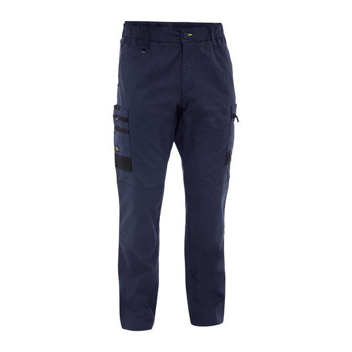 Bisley BPC6338 Flx & Move Stretch Canvas Elastic Waist Cargo Pants Stone