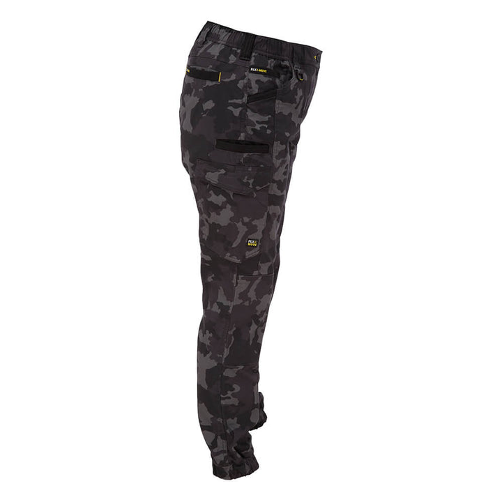 Bisley BPCL6337 Women's Flx & Move Stretch Camo Cargo Pants - Limited Edition Charcoal Camo Side