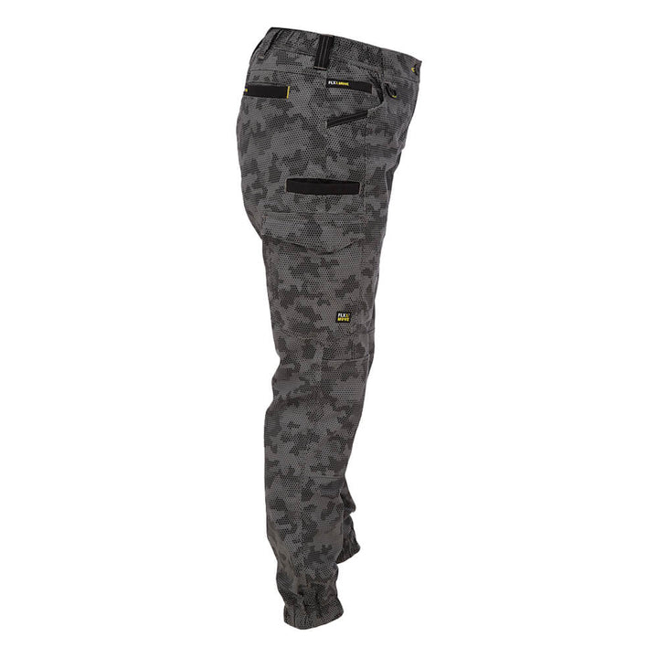 Bisley BPCL6337 Women's Flx & Move Stretch Camo Cargo Pants - Limited Edition Charcoal Honeycomb Side
