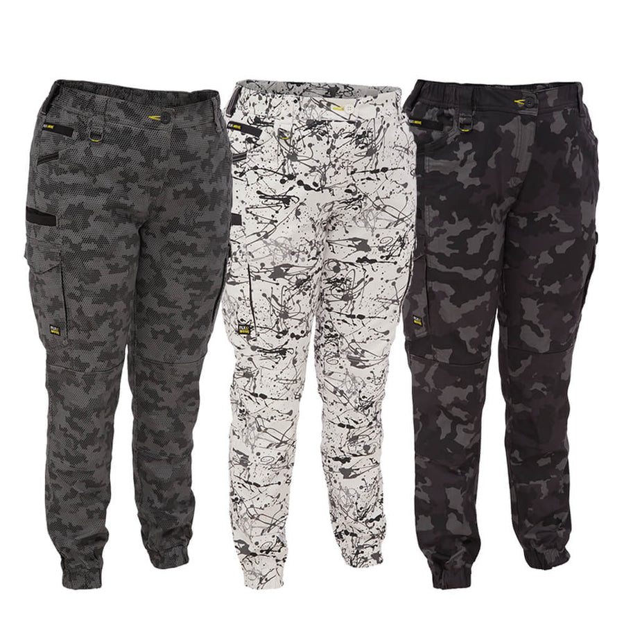 Bisley BPCL6337 Women's Flx & Move Stretch Camo Cargo Pants - Limited Edition