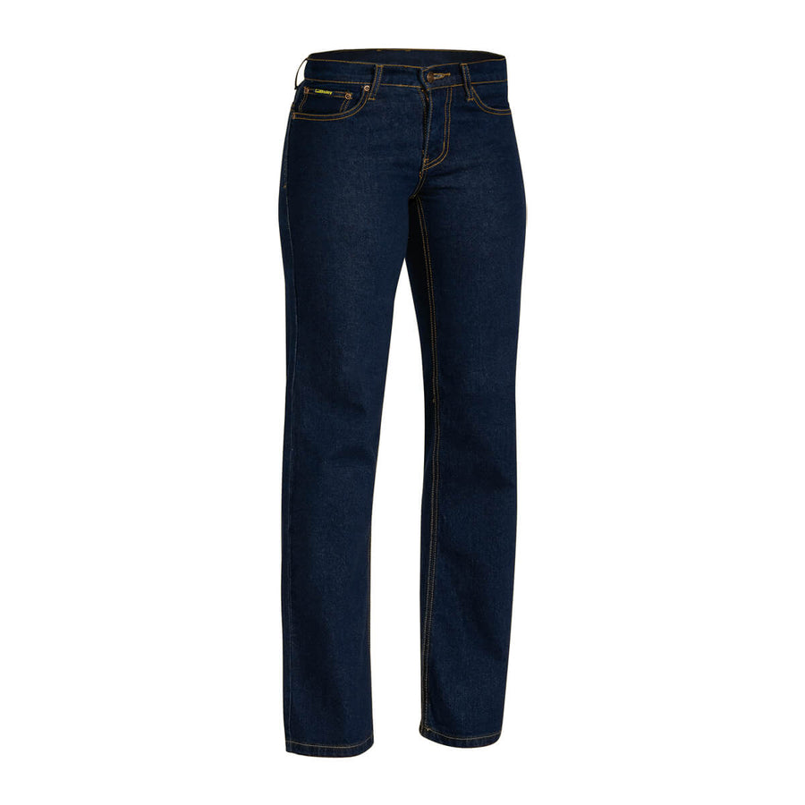 Bisley BPL6712 Ladies Stretch Denim Jeans Front